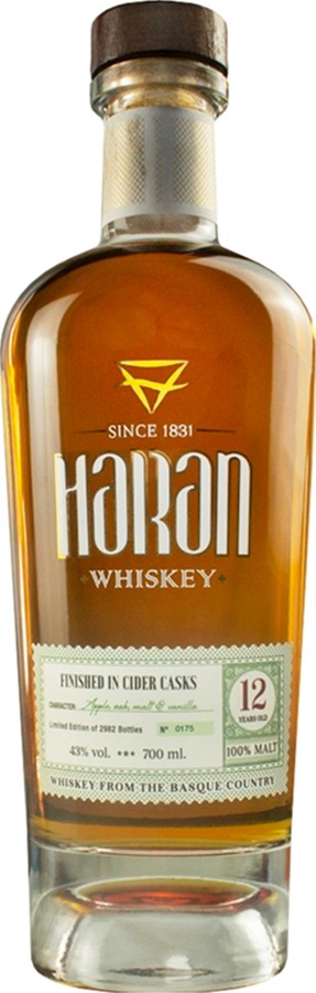Haran 12yo Cider Cask Finish Cider Cask Finish 43% 700ml
