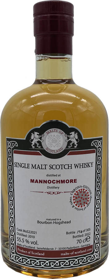 Mannochmore 2010 MoS Bourbon Hogshead 55.5% 700ml
