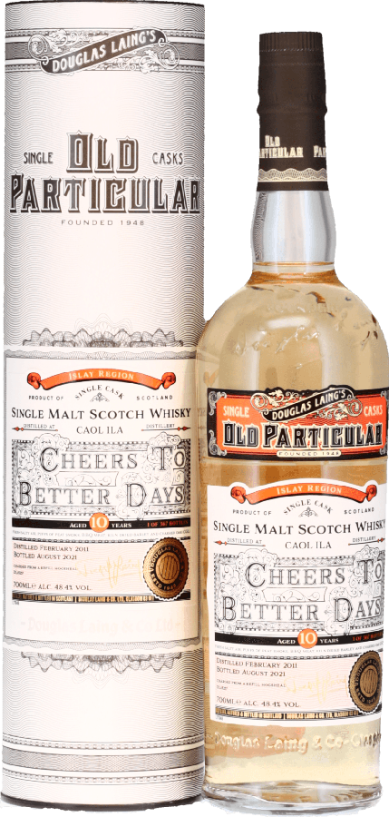 Caol Ila 2011 DL Old Particular Cheers to better days Refill Hogshead 48.4% 700ml