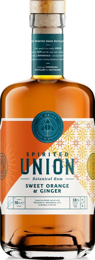 The Spirited Union Botanical Sweet Orange & Ginger 38% 700ml