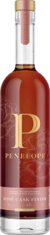 Penelope Bourbon Rose Cask Finish Cooper Series French Grenache Rose Wine Finish 47% 750ml