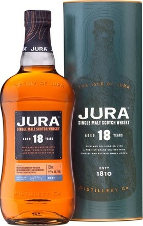 Isle of Jura 18yo Ex Bourbon Barrel Enriched with Red Wine Cask 44% 750ml