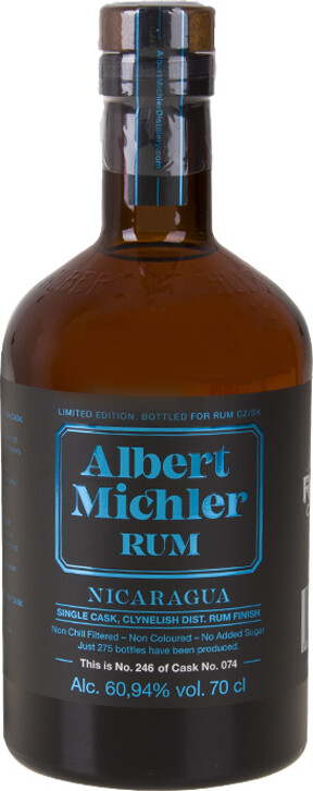 Albert Michler Nicaragua Clynelish Bottled for RUM CZ/SK 60.94% 700ml
