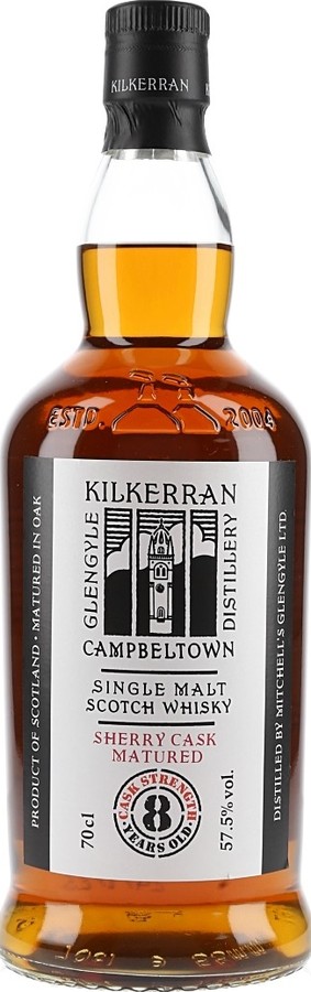 Kilkerran 8yo Cask Strength Sherry 57.5% 700ml