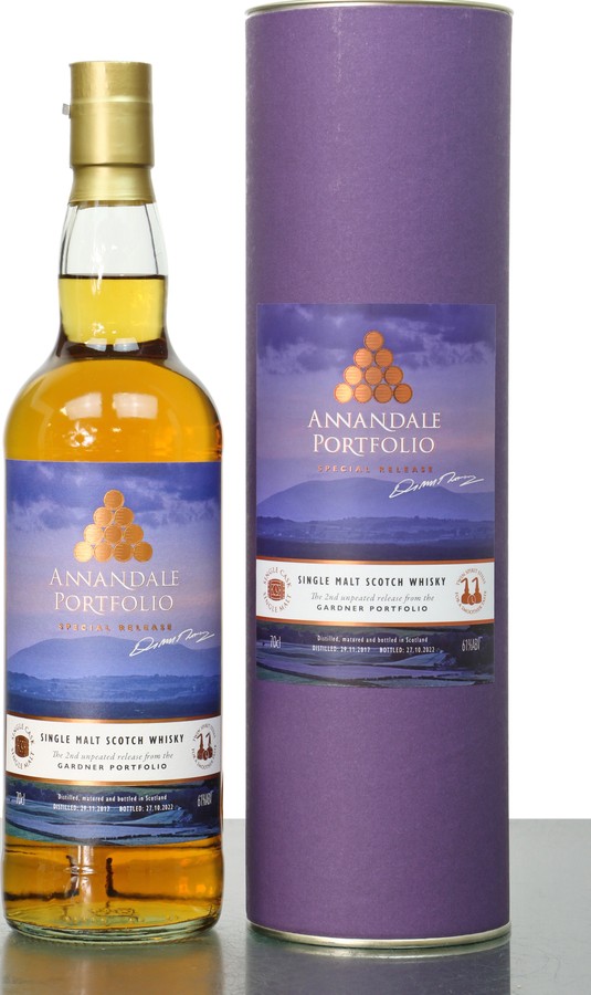 Annandale 2017 Portfolio Special Release Double oaked Ex bourbon 61% 700ml