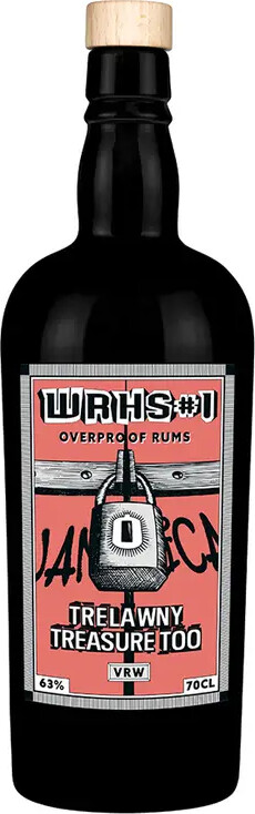 Warehouse #1 Overproof White Rum Trelawny Treasure Too VRW 63% 700ml