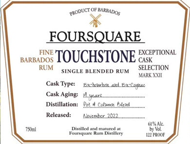 Foursquare Touchstone Exceptional Cask Selection Mark XXII 14yo 61% 700ml