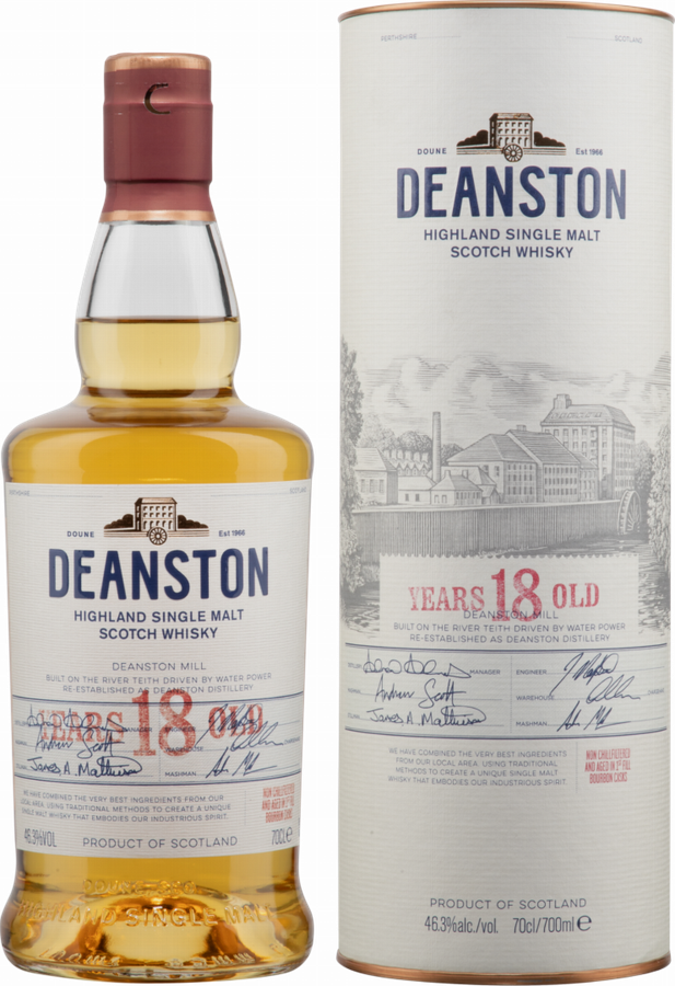 Deanston 18yo 1st-Fill Bourbon 46.3% 700ml