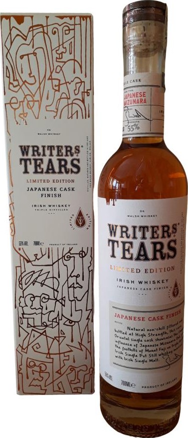 Writers Tears Japanese Cask Finish Limited Edition Mizunara oak finish 55% 700ml