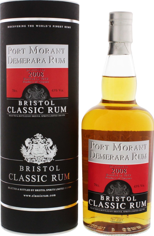 Bristol Classic Rum 2008 Port Mourant Demerara Guyana 43% 700ml