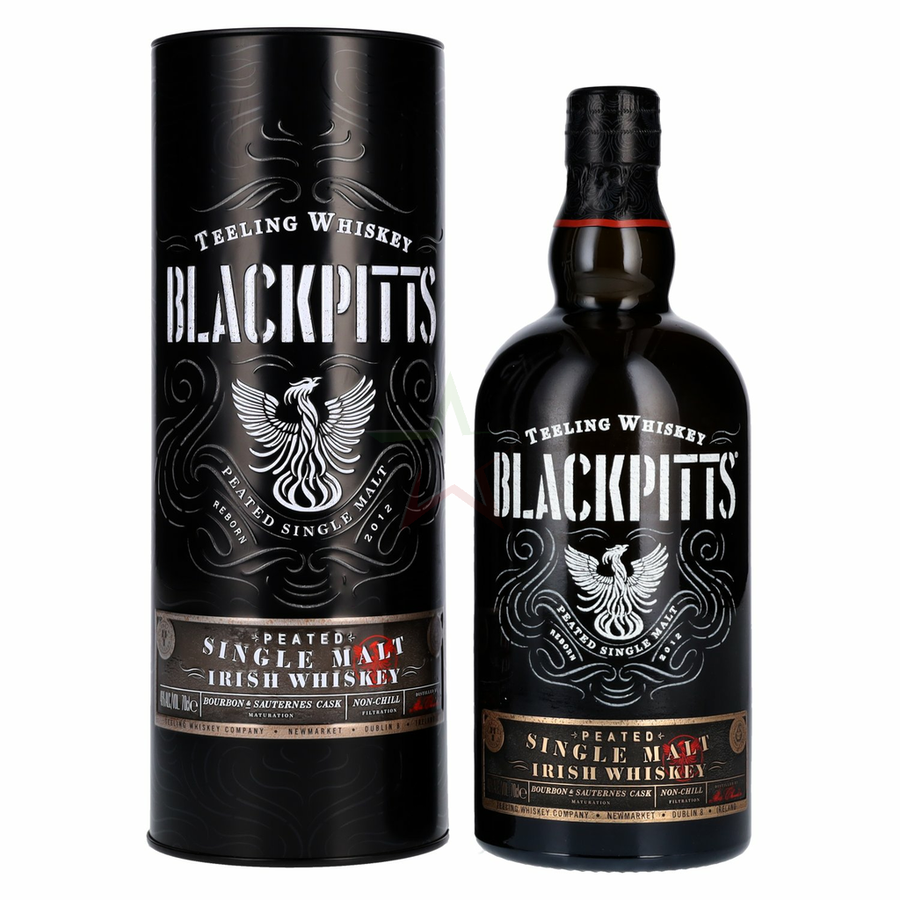 Teeling Blackpitts Peated Single Malt Bourbon & Sauternes 46% 700ml