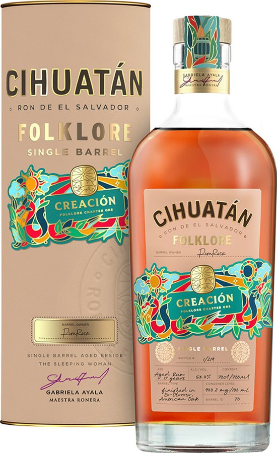 Cihuatan Folklore Creacion RumRock 17yo 53.4% 700ml