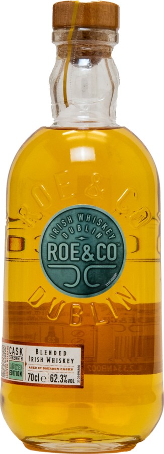 Roe & Co Blendend Irish Whisky Cask Strength Bourbon 62.3% 700ml