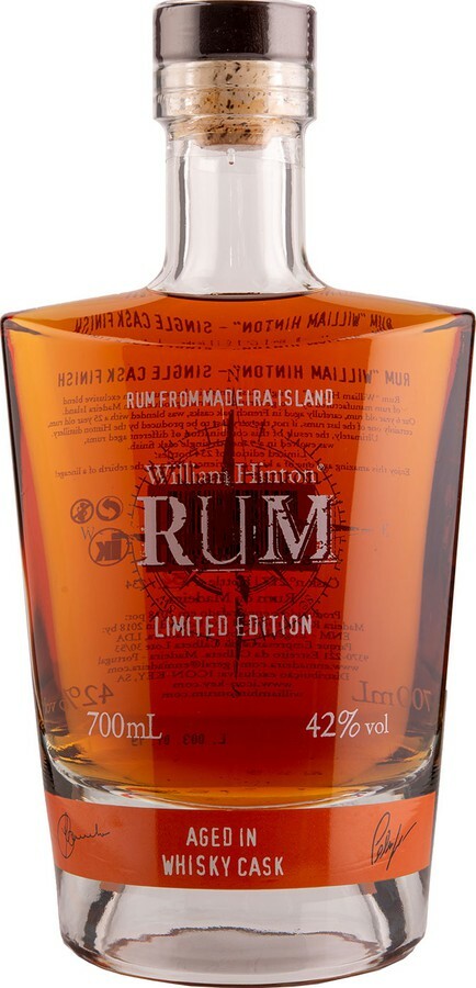 William Hinton Whisky Cask Aged 6yo 42% 700ml