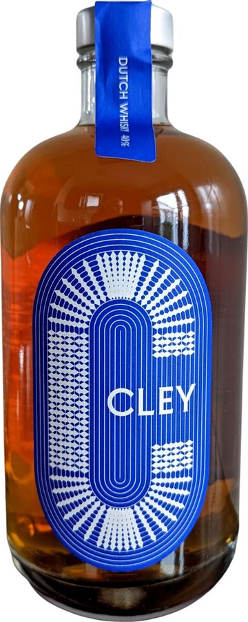 Cley Whisky 3yo Dutch Single Malt Ex-bourbon finish toasted virgin American qc 40% 500ml
