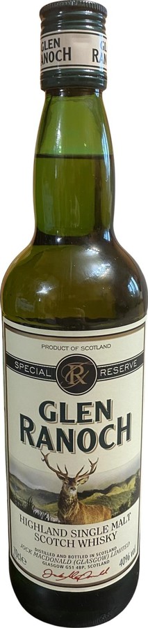 Glen Ranoch Highland Single Malt Scotch Whisky 40% 700ml
