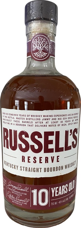 Russell's Reserve 10yo 45% 750ml