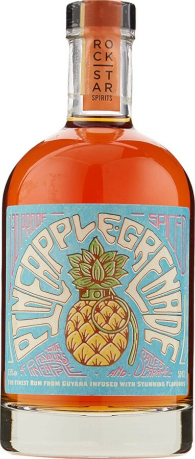 Rockstar Spirits Pineapple Grenade Overproof Spiced 65% 500ml