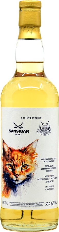 Secret Sutherland Distillery 2013 Sb Colourful Wildlife Hogshead deinwhisky.de 50.2% 700ml