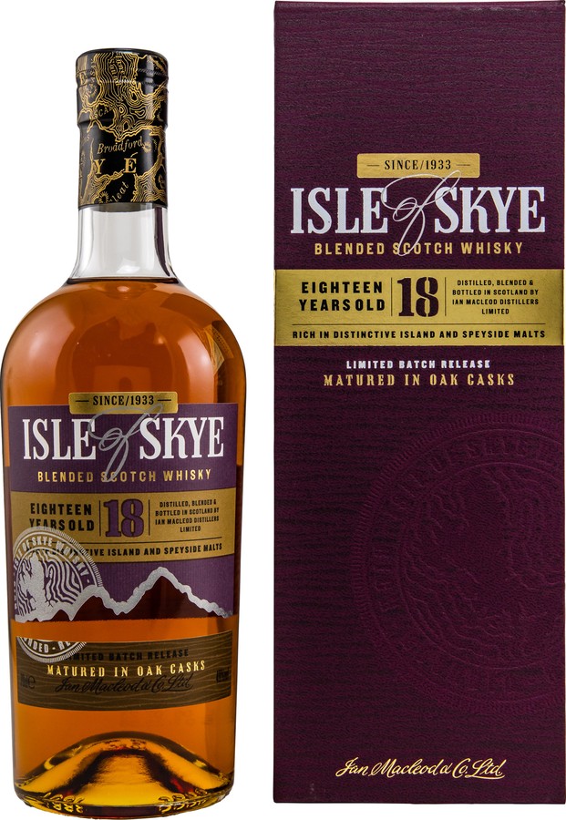 Isle of Skye 18yo IM Limited Edition 40% 700ml
