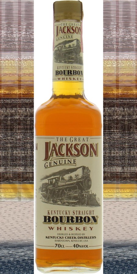 The Great Jackson Genuine Kentucky Straight Bourbon Whisky Charred new oak barrels Societe Interdis France 40% 700ml