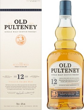 Old Pulteney 12yo The Maritime Malt Ex-Bourbon American Oak 40% 700ml