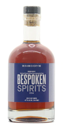 Bespoken Spirits Bourbon Whisky American oak barrel with american oak staves 47% 375ml