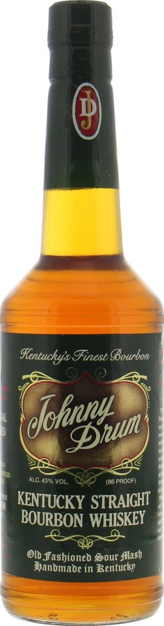 Johnny Drum Green Label Kentucky Straight Bourbon Whisky 43% 700ml