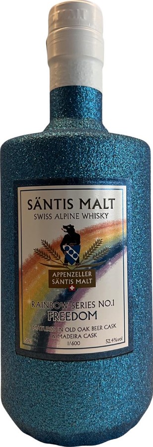 Santis Malt Santis Malt Rainbow No. 1 Freedom Old Oak Beer Cask & Madeira Cask 52.4% 500ml
