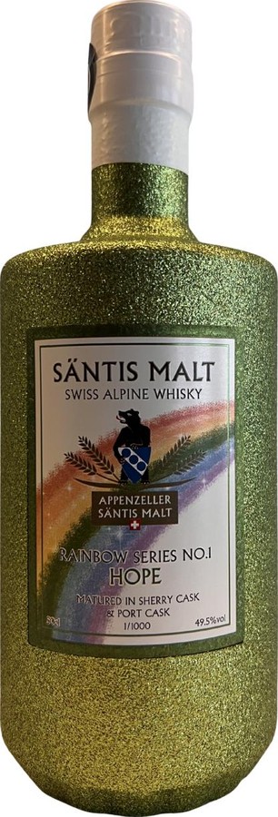 Santis Malt Santis Malt Rainbow No. 1 Hope Sherry Cask & Port Cask 49.5% 500ml