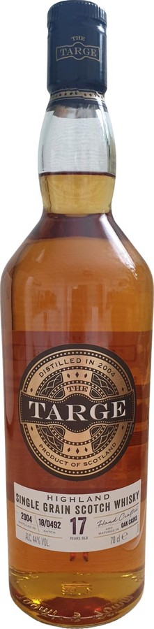 The Targe 2004 Cd Highland Single Grain Scotch Whisky 44% 700ml