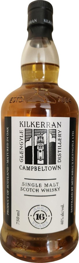 Kilkerran 16yo Bourbon Sherry 70% 750ml