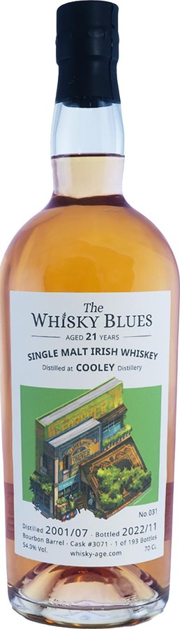 Cooley 2001 TWBl No. 031 Bourbon Barrel 54% 700ml