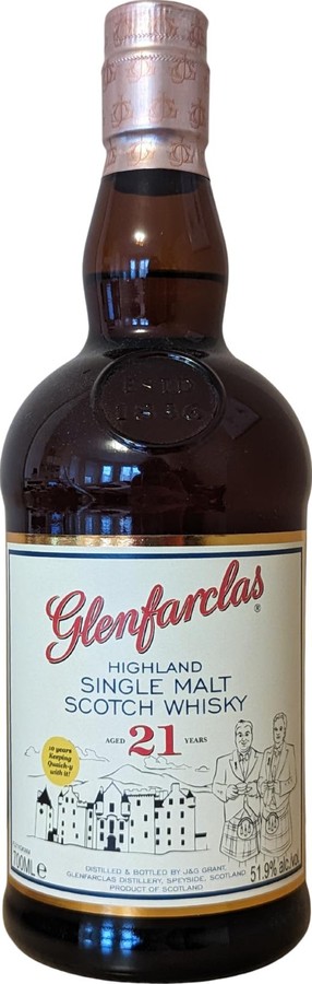 Glenfarclas 21yo Cask Strength Kensington Wine Market 51.9% 700ml