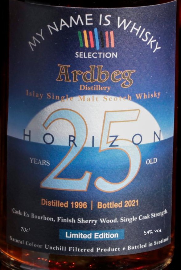 Ardbeg 1996 MNIW Horizon Double Cask Ex-Bourbon and Sherry Cask 54% 700ml