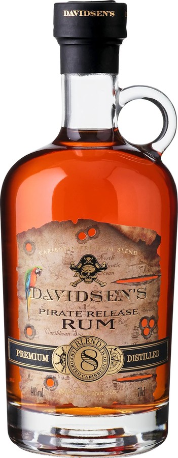 Davidsen's Pirate release 8yo 40% 700ml