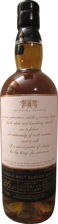 Clynelish 1995 TWEx The Decades The Whisky Exchange 51.5% 700ml