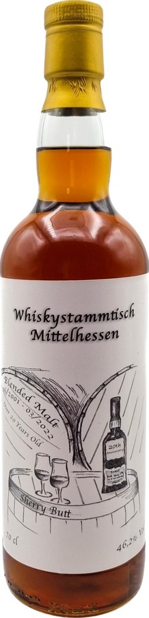 Blended Malt 2001 UD Sherry Butt Whiskystammtisch Mittelhessen 46.2% 700ml