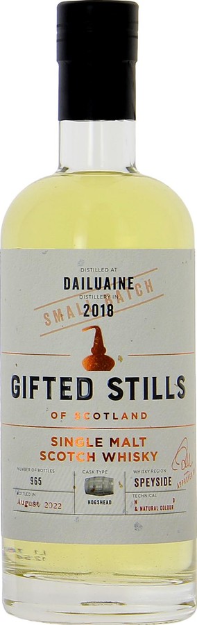 Dailuaine 2018 JB Gifted Stills Hogshead 43% 700ml