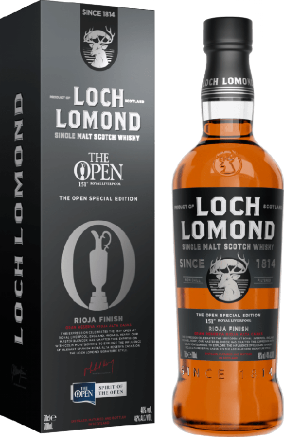 Loch Lomond The Open SE 2022 151st Royal Liverpool Finished in Rioja wood 46% 700ml