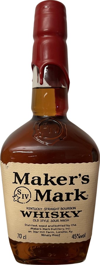 Maker's Mark Red Wax Kentucky Straight Bourbon Whisky New American White Oak 45% 700ml