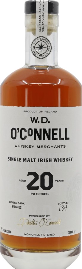 W.D. O'Connell 20yo WDO PX-Series 1st Fill Ex-Bourbon & PX Sherry 49.5% 700ml