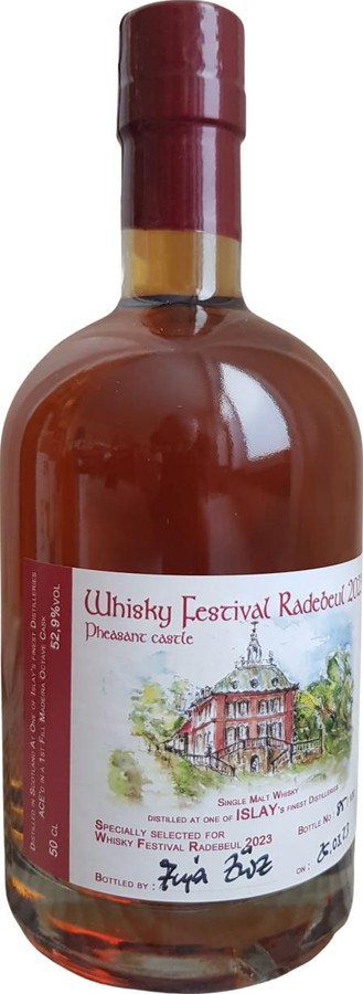 Unnamed Islay Malt Pheasant Castle WlRb 1st Fill Madeira Octave Whisky Festival Radebeul 2023 52.9% 500ml
