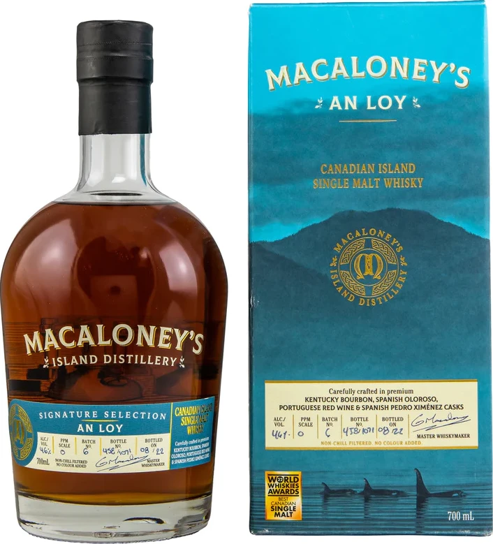 Macaloney's An Loy Whiskymaker's Signature Expression Bourbon Oloroso PX and STR Red Wine 46% 700ml