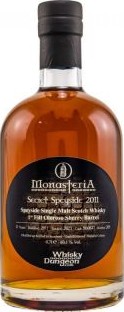 Secret Speyside 2011 WDM Monasteria 1st Fill Oloroso Sherry Barrel 60.1% 700ml