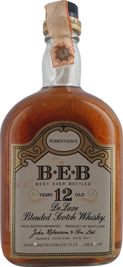 Robertson's 12yo BEB Best Ever Bottled 40% 750ml