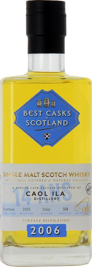 Caol Ila 2006 JB Best Casks of Scotland Bourbon Barrel 43% 700ml