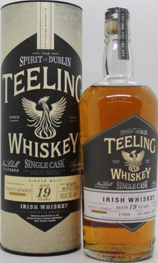 Teeling 19yo They Inspired III Whisky Icons White Wine Finish Exclusive for Dutch Whisky Connection 56% 700ml