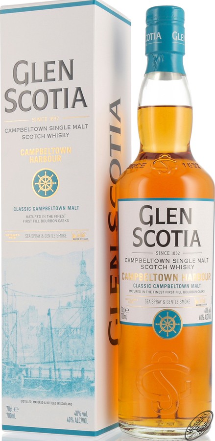 Glen Scotia Campbeltown Harbour Classic Campbeltown Malt 1st-fill Bourbon Oak 40% 700ml