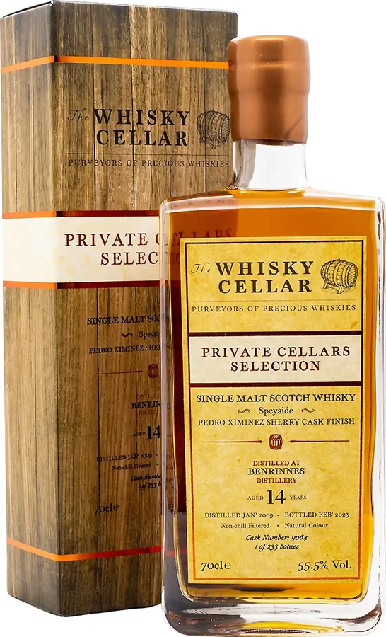 Benrinnes 2009 TWCe Private Cellars Selection PX finish 55.5% 700ml
